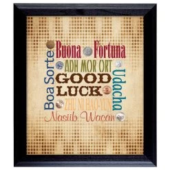 Brand new 🛒 Good Luck Coins Subway Art Frame by American Coin Treasures ✨