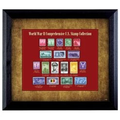 Best deal 😀 World War II Stamp Framed Collection by American Coin Treasures 🛒