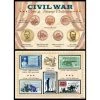 Discount 👏 Civil War Coin & Stamp Collection by American Coin Treasures 🥰 -Ashley Productions Shop D496522S 1