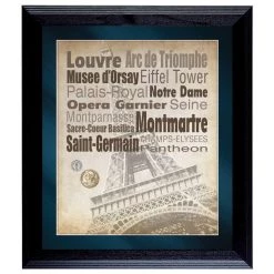 Buy 😀 Paris The City of Lights Wall Frame with Coins by American Coin Treasures ⭐