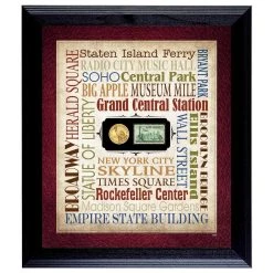 Top 10 🔔 Liberty Lives in New York City Wall Frame with Coin and Stamp by American Coin Treasures 🎁