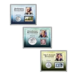 Budget 👍 Presidential Bicentennial Coin & Stamp Collections by American Coin Treasures 🎉