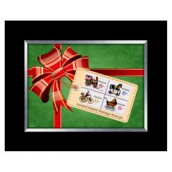 Flash Sale ❤️ Christmas Toy United States Stamp Collection in Frame by American Coin Treasures 🛒