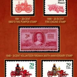 Brand new 💯 Fireman Stamp Collection by American Coin Treasures 🌟 -Ashley Productions Shop D496632S 3