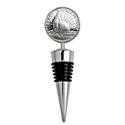 Flash Sale 🤩 Statue of Liberty Commemorative Half Dollar Coin Wine Stopper by American Coin Treasures 💯