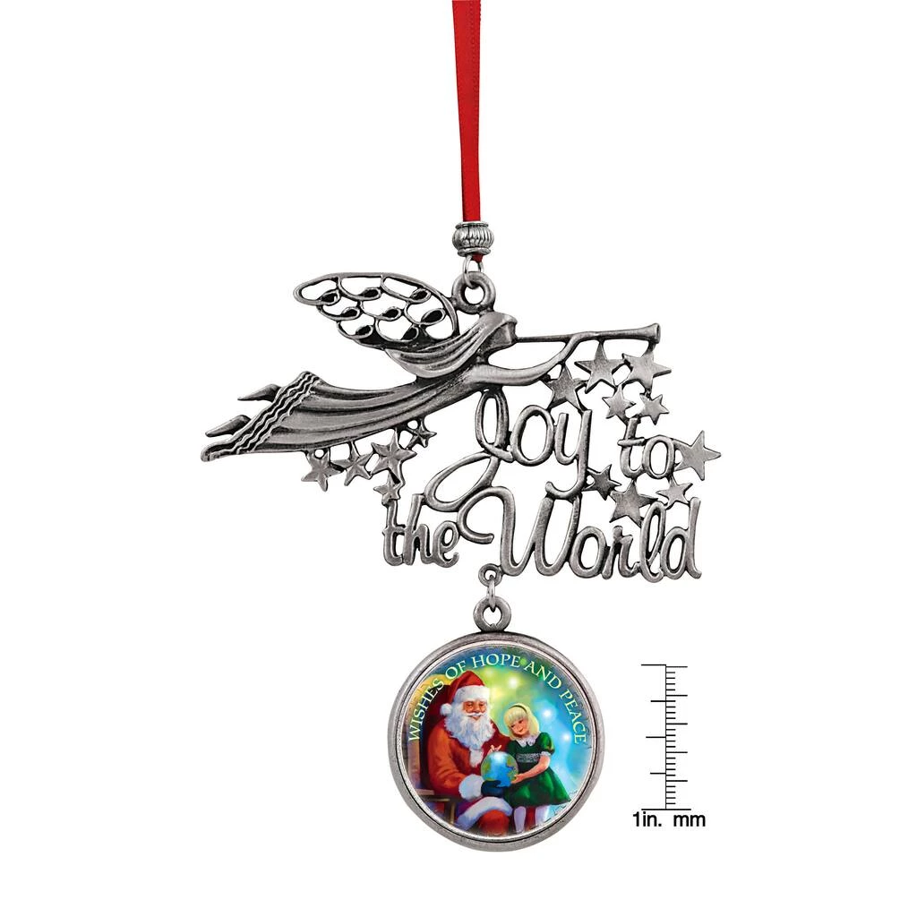 Coupon 🤩 Joy to the World Santa Wishes of Hope And Peace JFK Half Dollar Ornament by American Coin Treasures 🧨 4 Coupon 🤩 Joy to the World Santa Wishes of Hope And Peace JFK Half Dollar Ornament by American Coin Treasures 🧨 - Image 2