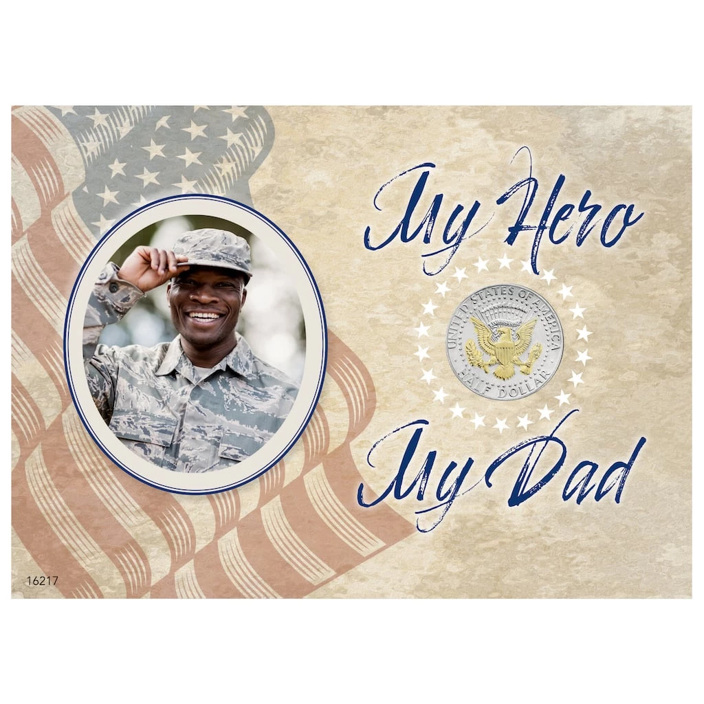 Top 10 🌟 My Hero, My Dad with Genuine JFK Half Dollar Matted Coin by American Coin Treasures 💯 3 Top 10 🌟 My Hero, My Dad with Genuine JFK Half Dollar Matted Coin by American Coin Treasures 💯