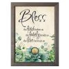 Discount ⌛ Bless Food, Family, Love With Angel Coin in 5" x 7" Frame by American Coin Treasures ❤️