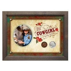 Coupon 🔔 Lil' Cowgirl Coin Set 5" x 7" Frame by American Coin Treasures ⭐