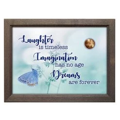 Coupon 😀 Laughter, Imagination, Dreams With Butterfly Coin in 5" x 7" Frame by American Coin Treasures 💯