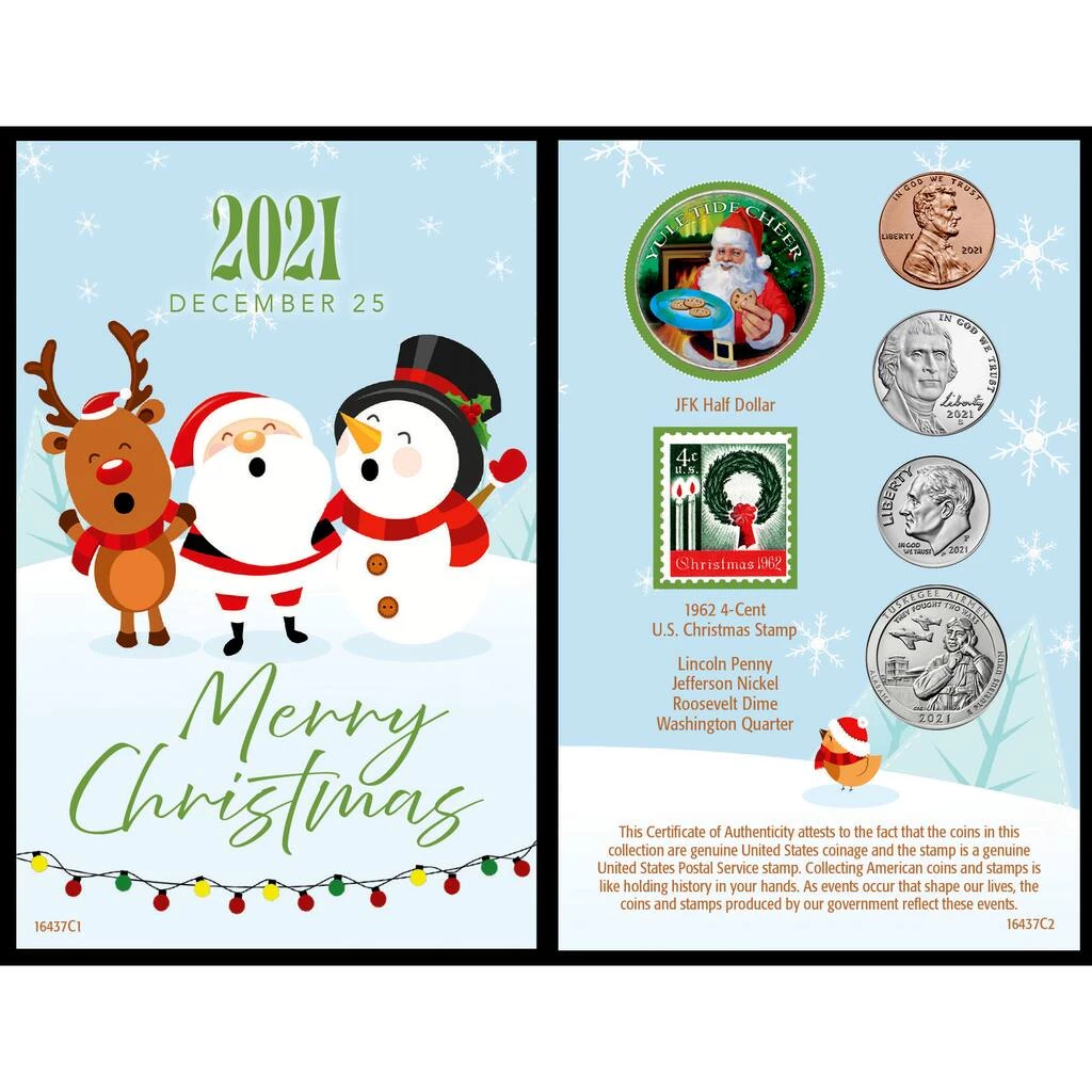Outlet π Santa Year To Remember 2021 Coin β Christmas Card by American Coin Treasures π€© 3 Outlet π Santa Year To Remember 2021 Coin β Christmas Card by American Coin Treasures π€©