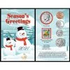 Coupon 😉 Snowman Year To Remember 2021 Coin 🎄 Christmas Card by American Coin Treasures 😉 -Ashley Productions Shop D496699S 1