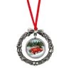 Top 10 👏 JFK Half Dollar Wreath Ornament With Colorized Vintage Red 🎅 Christmas Tree Truck Coin by American Coin Treasures ⌛