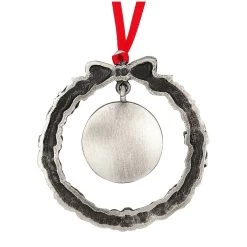 Budget 😉 Wreath Ornament With Colorized Quarter Snowman Coin by American Coin Treasures 😉 -Ashley Productions Shop D496723S 3