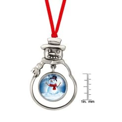 New 😀 Snow Man Ornament With Colorized Quarter Snowman Coin by American Coin Treasures ⭐ -Ashley Productions Shop D496727S 4