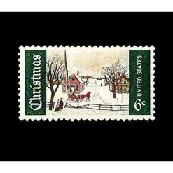 Best Pirce 😉 Merry 🎅 Christmas Colorized Vintage Santa Half Dollar With 2021 JFK Coins and Stamp in Wood Frame by American Coin Treasures 😀 -Ashley Productions Shop D496738S 3