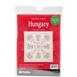 Best reviews of ⌛ Sashiko World Hungary Tulips And Poppies Stamped Embroidery Kit 🤩 -Ashley Productions Shop D538859S 1