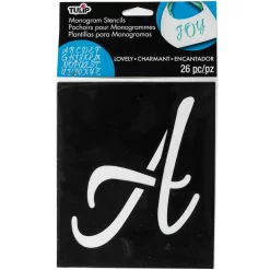 Best reviews of 👏 Tulip® Monogram Fabric Stencil Kit 🔥