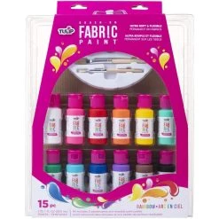 Budget ⭐ Tulip® Brush-On Fabric Paint® Rainbow Kit ✨