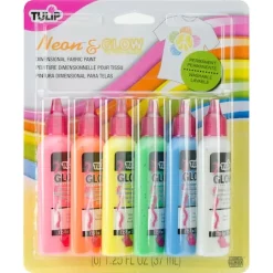 Cheap ❤️ Tulip® 6 Color Dimensional Fabric Paint Set 🌟 -Ashley Productions Shop D589631S 1
