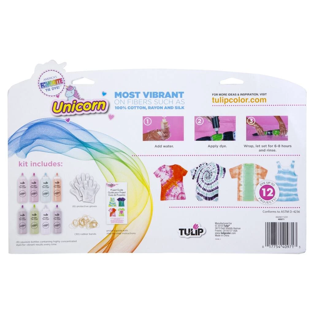 Cheapest ✔️ Tulip Unicorn One-Step Tie-Dye Kit ⌛ 5 Cheapest ✔️ Tulip Unicorn One-Step Tie-Dye Kit ⌛ - Image 3