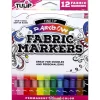 Buy 🌟 Tulip® Fine Tip 12 Color Rainbow Fabric Marker Set 🌟 -Ashley Productions Shop D615374S 1
