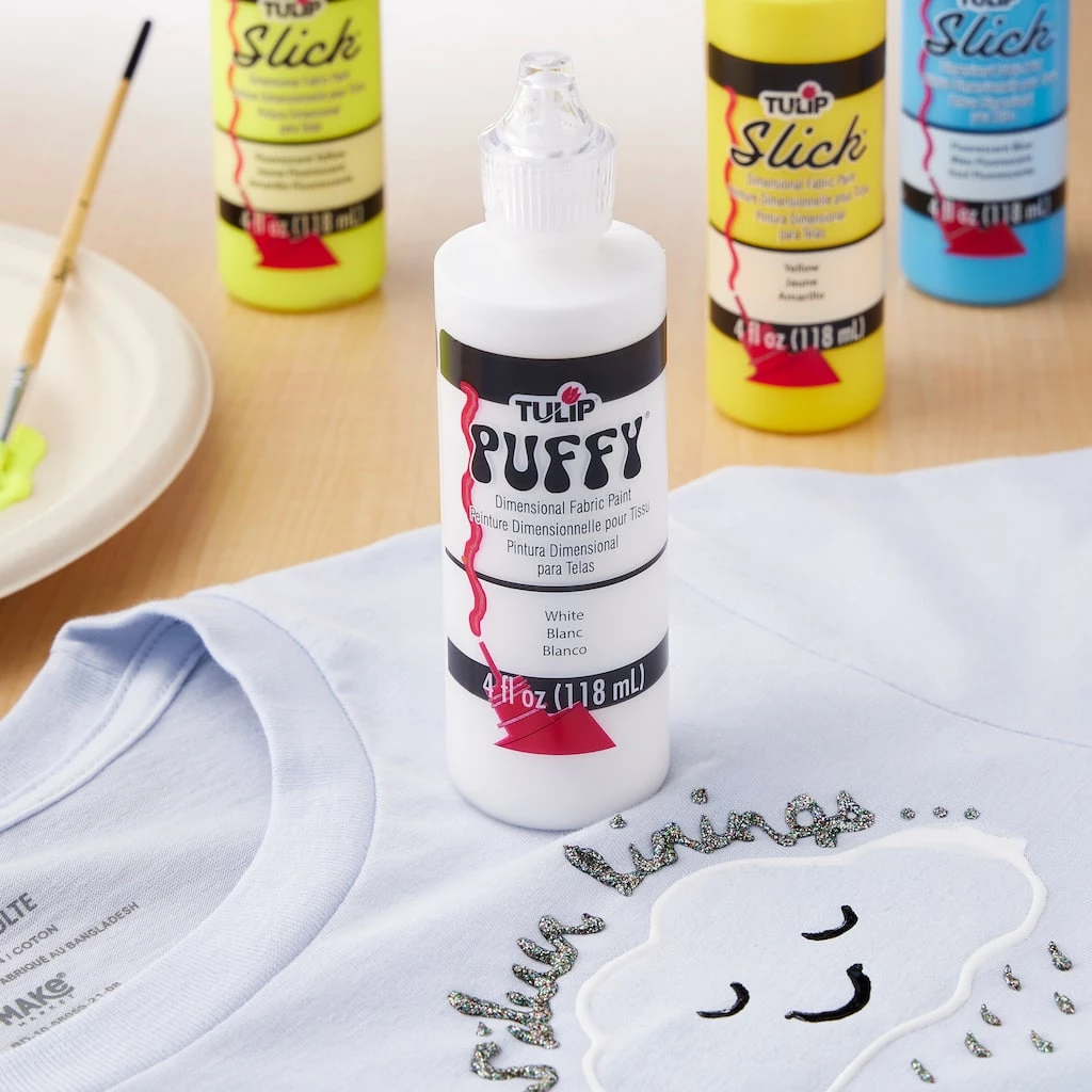 Top 10 ❤️ 12 Pack: Tulip® Puffy™ Dimensional Fabric Paint, 4oz. 🔔 4 Top 10 ❤️ 12 Pack: Tulip® Puffy™ Dimensional Fabric Paint, 4oz. 🔔 - Image 2