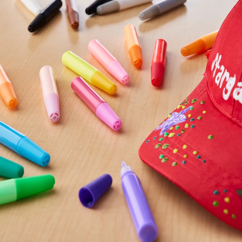 Wholesale 𧨠12 Packs: 30 ct. (360 total) Tulip® Dimensional Fabric Paint Mini Writers™ π 4 Wholesale 𧨠12 Packs: 30 ct. (360 total) Tulip® Dimensional Fabric Paint Mini Writers™ π - Image 2