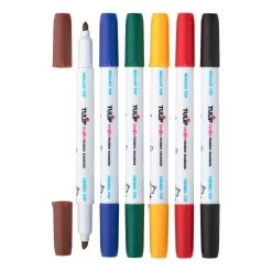 Cheap ⌛ 12 Packs: 6 ct. (72 total) Tulip® Graffiti Fabric Markers™ Rainbow ❤️